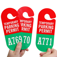Racetrack Permit Hang Tag