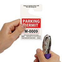 ToughTag™ Standard Rearview Mirror Hang Tag