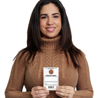 Parking permit for short-term use