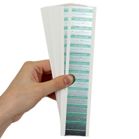 5/8" x 1½" Calibration Label