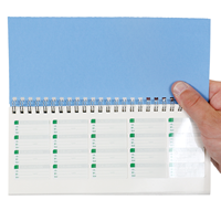 Calibration Book: ID#/By/Date/Due Label