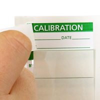 5/8" x 1½" Write-On Calibration Label