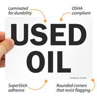 Used Oil Handling Precaution