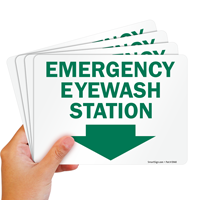 Emergency Eyewash Station Sign
