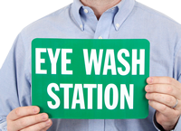 Eye Wash Station Signs