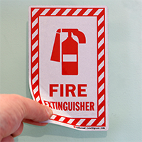 Fire Extinguisher Safety Labels
