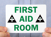 First Aid Room Signs