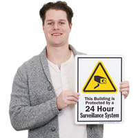24 Hour Surveillance Security Sign