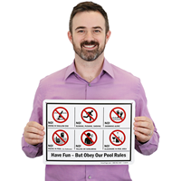 Swimming Pool Sign