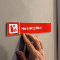Fire Extinguisher Door Sign