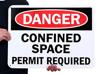 Danger Confined Space Sign