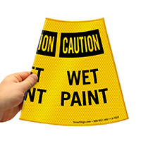 Cone Message Collar Safety Sign