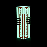 Glow-In-Dark 3D Projecting Emergency Sign