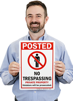 Private Property  Violators Will Be Prosecuted Sign