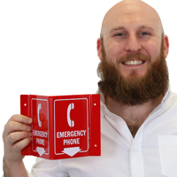 Emergency Phone Signs