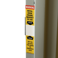 Not For Use With Fire Doors Magnet