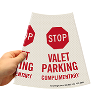 Cone Message Collar Parking Sign