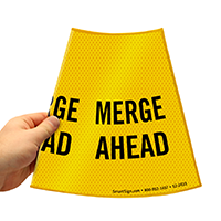 Merge Ahead Parking Ahead