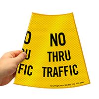 No Thru Traffic Sign