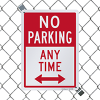 No Parking 24/7 Sign