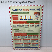 Tips for Flu Prevention Sign