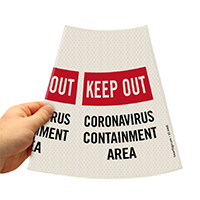 Cone collar for restricted area