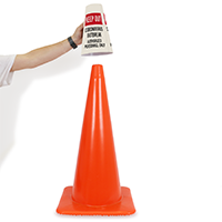Keep Out Cone Message Collar