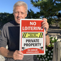 No Loitering Sign