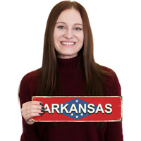 Vintage Arkansas Sign