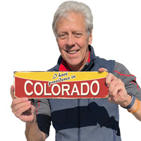 Nostalgic sign for Colorado