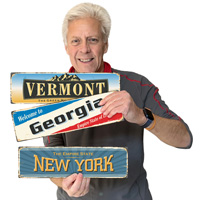 Empire State of the South Vintage Sign