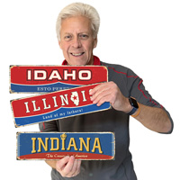 Illinois pride wall decor