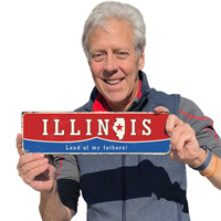 Retro Illinois home decor