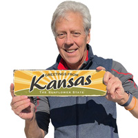 Greetings from Kansas Sign
