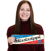 Mississippi state vintage sign