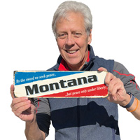 Vintage Style Sign with Montana Quote