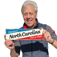 Nostalgic sign for North Carolina