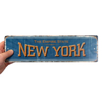 New york state vintage street sign