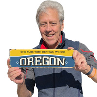 Unique Retro Style Oregon Wall Decor