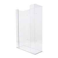 Glove box triple acrylic PPE dispenser