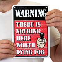 Funny Warning Sign