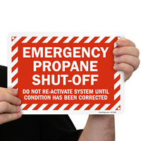 Propane Shutdown Safety Notice