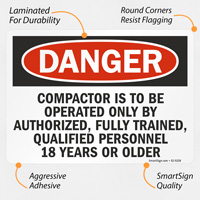 Compactor Operation: Authorized Personnel Only
