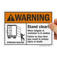 Caution: Stand Clear of Moving Tailgate