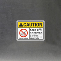 Occupying Container Warning: No Climbing Allowed
