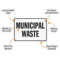 Safety Decal for Waste Collection Vehicles