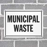 Waste Truck Safety Decal