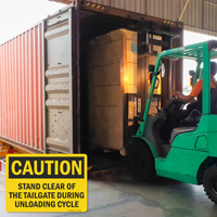 Safety Alert: Maintain Distance During Unloading