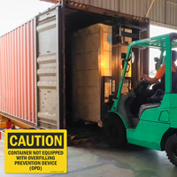 Safety Notice for Containers