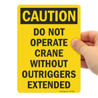 Danger: Crane Requires Outriggers